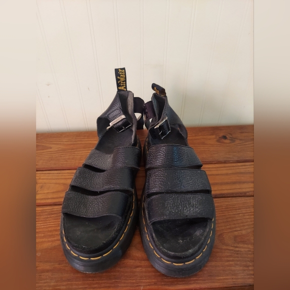 Dr. Martens Clarissa Leather Platform Sandals - Picture 4 of 7